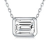 Cocoa Yacht Club 2CT Emerald Moissanite Necklace