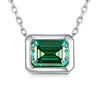 Cocoa Yacht Club 2CT Emerald Moissanite Necklace