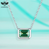 Cocoa Yacht Club 2CT Emerald Moissanite Necklace