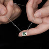 Cocoa Yacht Club 2CT Emerald Moissanite Necklace