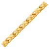 14k Yellow Gold Fancy Basket Weave Line Bracelet (4.85 mm)