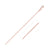 Diamond Cut Cable Link Chain in Rose Gold (0.87 mm)