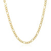 10k Yellow Gold Solid Figaro Chain (2.60 mm)