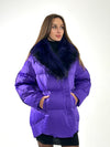 Genuine Silver Fox Premium Down Fill Coat