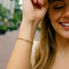 14k Yellow Gold Wire Paperclip Bracelet(2.70 mm)