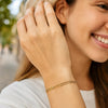 14k Yellow Gold Wire Paperclip Bracelet(2.70 mm)