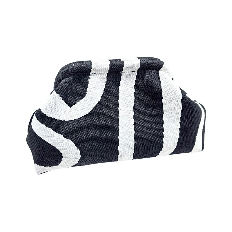 Cocoa Yacht Club Knit Clutch Bag