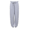 Cocoa Yacht Club Gray Hooded Drawstring Pearl Pants Suit