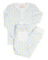 Blue Bunny Knit Pajamas-FINAL SALE