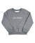 Crewneck Sweatshirt in Gray- FINAL SALE