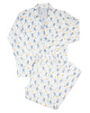 Dancing Skeleton Button Down Ladies Pajamas- FINAL SALE