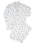 Dancing Skeleton Button Down Ladies Pajamas- FINAL SALE