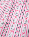 Ghost Stripe with Silver Lurex Pajama Set