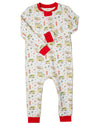 Holiday Vacation Knit Zip Up Pajamas- FINAL SALE