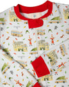 Holiday Vacation Knit Zip Up Pajamas- FINAL SALE