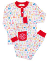 ABC Knit Pajama Set