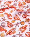 Red as a Lobster Long Sleeve One Piece- FINAL SALE