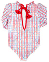 Stars and Stripes Long Sleeve One Piece- FINAL SALE