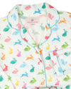 Colorful Bunnies Button Down Pajamas-FINAL SALE