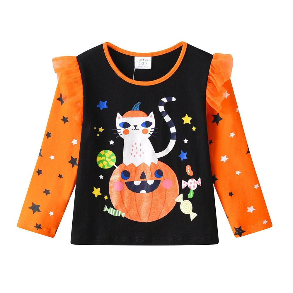 Cocoa Yacht Club Pumpkin Top & Leggings with Skirt 2PCS