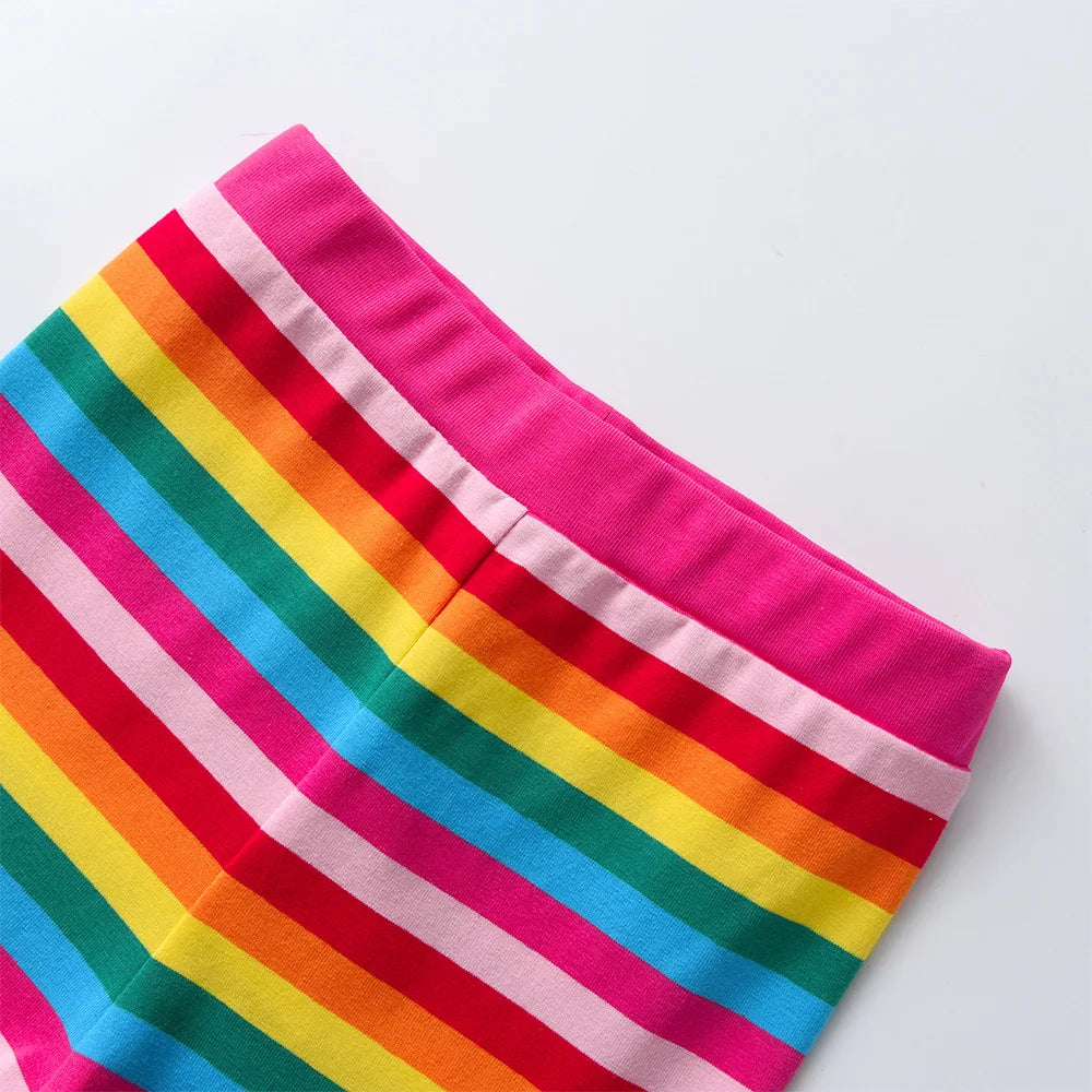 Cocoa Yacht Club Rainbow Striped Pants 2-12 Yrs