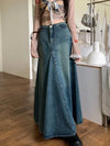 Cocoa Yacht Club Denim Long Skirt