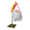 Trotter Petal Pink Vintage Scarf Drawstring Crossbody Bag