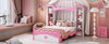 Cocoa Yacht Club Castle-Shaped Wooden Bed with Storage Shelf