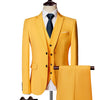 Cocoa Yacht Club Green Slim Fit Suits 3Pcs Set (Jacket + Pants + Vest)