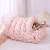 Cocoa Yacht Club Warm Cat Bed with Detachable Cat Sleeping Bag