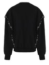 Cocoa Yacht Club Loose Fit Black Sweatshirt