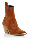 Cocoa Yacht Club Suede Wedge Ankle Boots