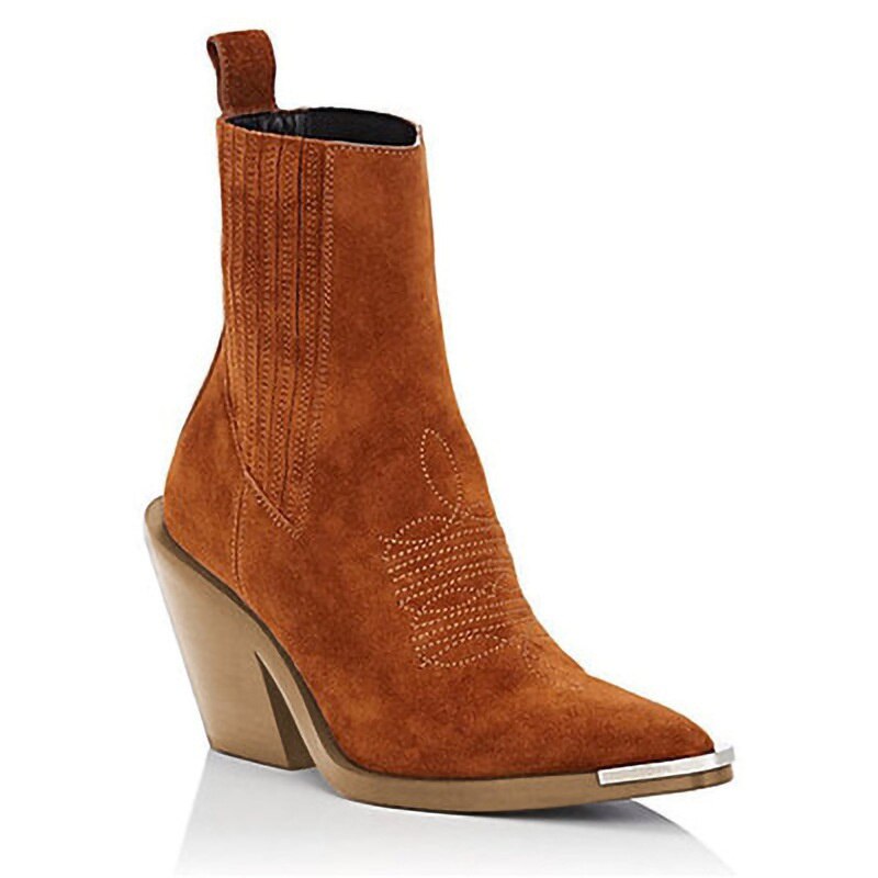 Cocoa Yacht Club Suede Wedge Ankle Boots