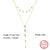 Cocoa Yacht Club Y-Shaped Choker Necklace