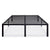 Queen size 18-inch High Rise Heavy Duty Metal Platform Bed Frame with Steel Slats