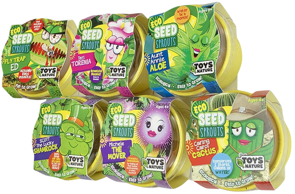 Eco Seed Sprouts 6 Variety Assortment Pack – 1 of Each