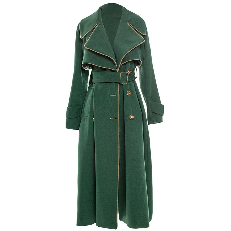 Cocoa Yacht Club Emerald Double Breasted Coat