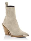 Cocoa Yacht Club Suede Wedge Ankle Boots