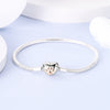 Cocoa Yacht Club Sterling Silver Best Friend Paw Bracelet