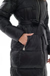 Genuine Silver Fox Fur Alternative Down Fill Coat
