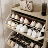 Cocoa Yacht Club Natural Bohemian Rattan Flip Drawer Shoe Cabinet