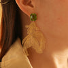 Cocoa Yacht Club Handmade Carved Goldfish Earrings