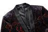 Cocoa Yacht Club Paisley Satin Blazer