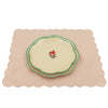 Fabled Flora Scalloped Dinner Plate - Case of 12 Plates