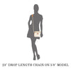 Farfalle Brown Vintage Scarf Crossbody Bag
