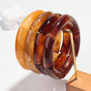 Cocoa Yacht Club Amber Bamboo Bangle 4PC Set