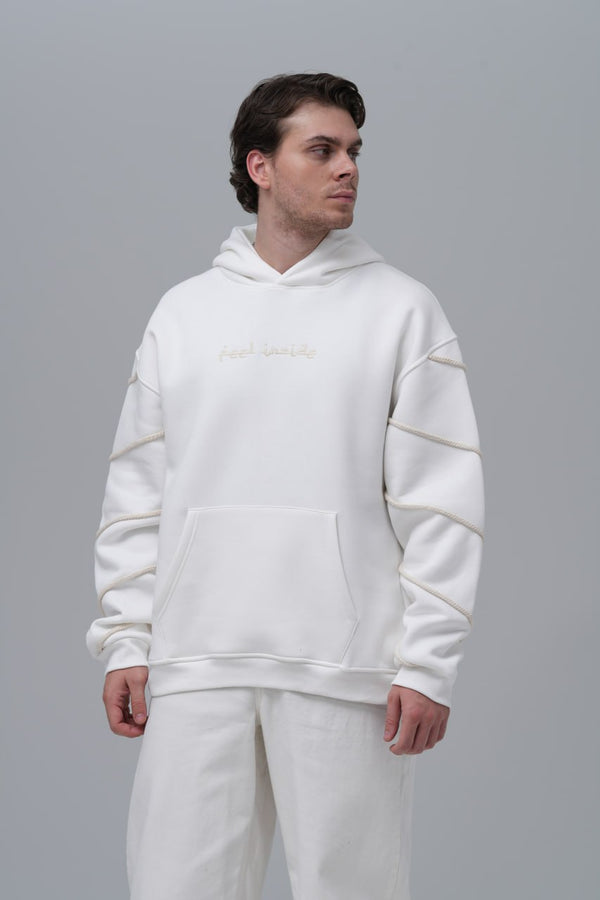 "Feel Inside" Embroidered Hoodie