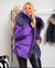 Genuine Silver Fox Fur Down Fill Parka