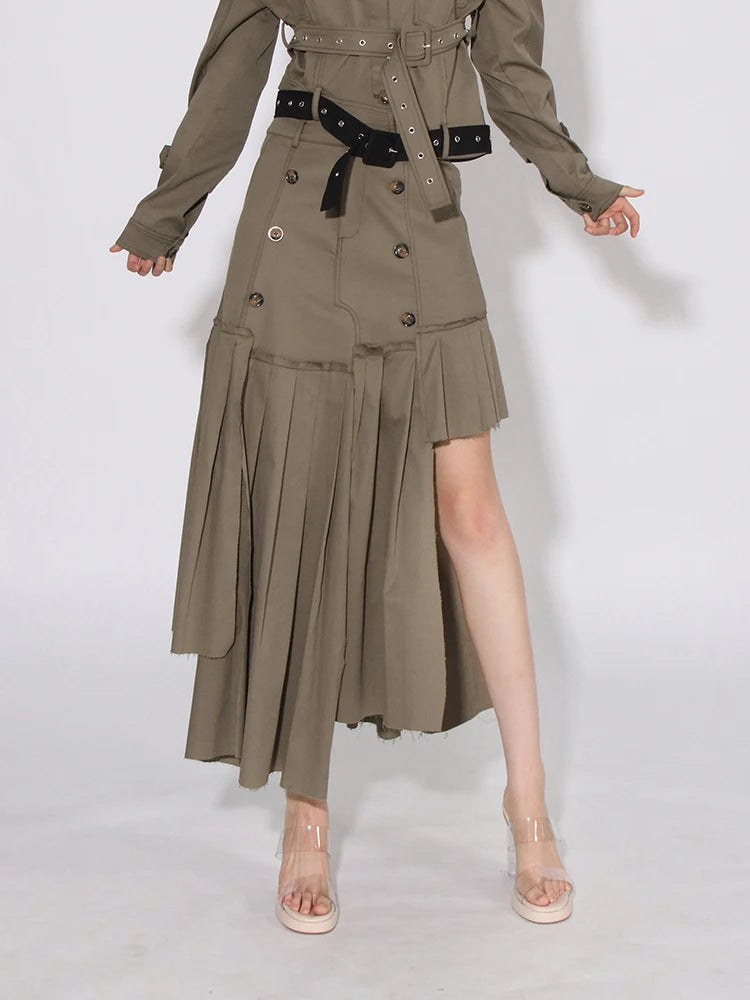 Cocoa Yacht Club Crop Jacket & Asymmetrical Skirt