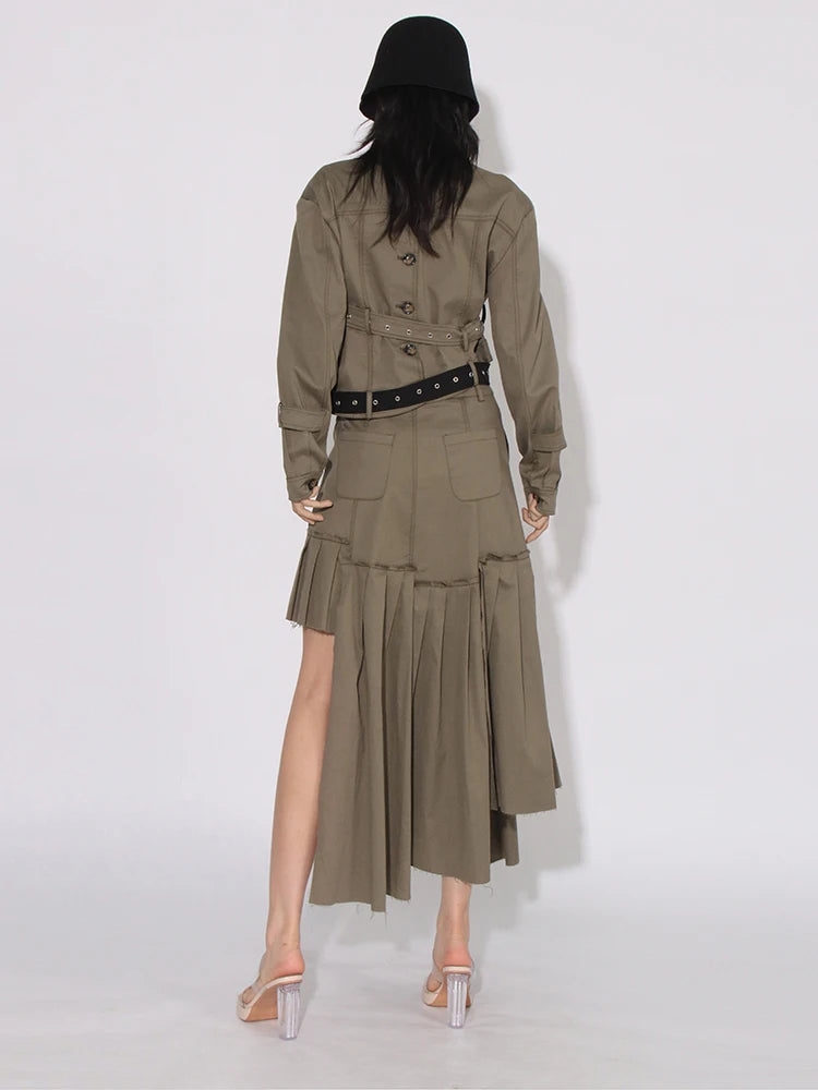 Cocoa Yacht Club Crop Jacket & Asymmetrical Skirt